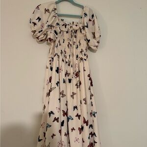 Ivy City Co Mariposa Midi dress Size Large